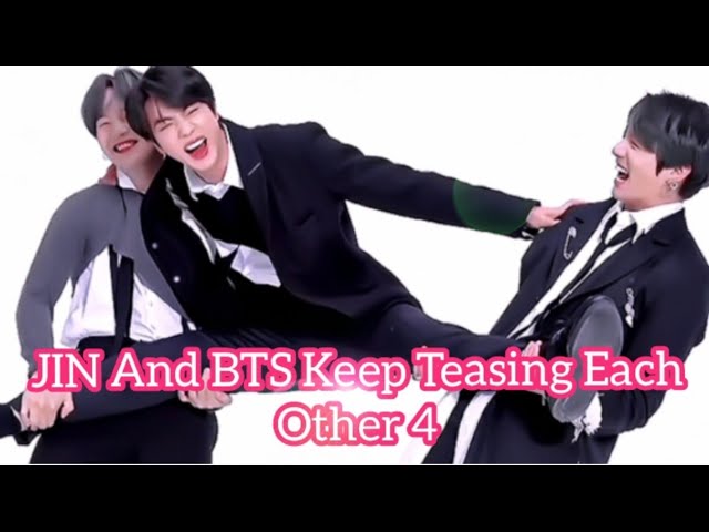 JIN And BTS Keep Teasing Each Other Last Part 💗 class=
