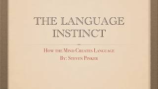 The Language Instinct I Postcard Trailer
