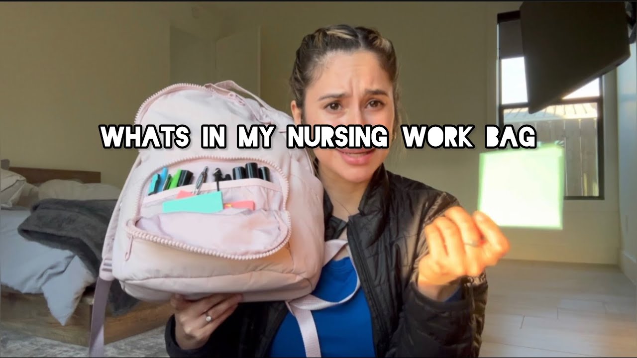 what’s in my nursing work bag | 12+hr shifts | local travel nurse