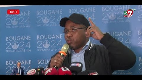 Direct : Bougane face à la presse