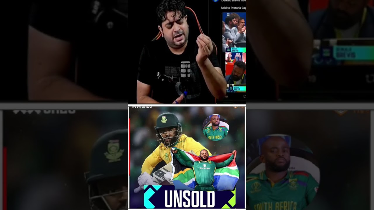 Temba bavuma Unsold SA20 League 😅😂 