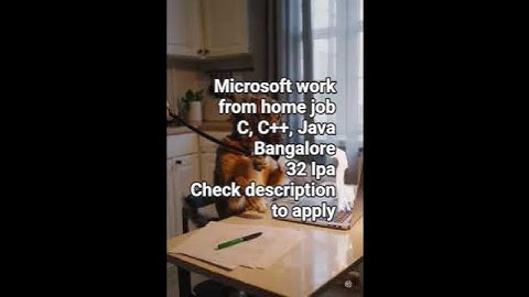 Microsoft | Software Engineer II Work From Home Job 2025 |  32 Lpa Azure Core Hiring