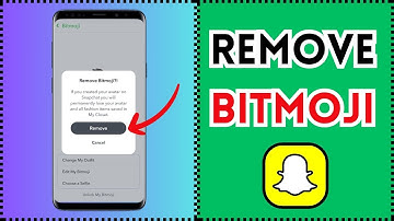 How to Remove Bitmoji on Snapchat (Iphone&Android) 2024
