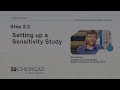 Step 2.2: Setting up a Sensitivity Study