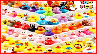 100 Pcs Mini Rubber Ducks Bulk Pack – Fun, Safe, and Perfect for Kids’ Parties