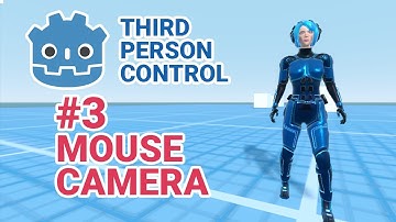 Godot Third Person Control - Mouse Controlled Camera | Yaw/Pitch Gimbal