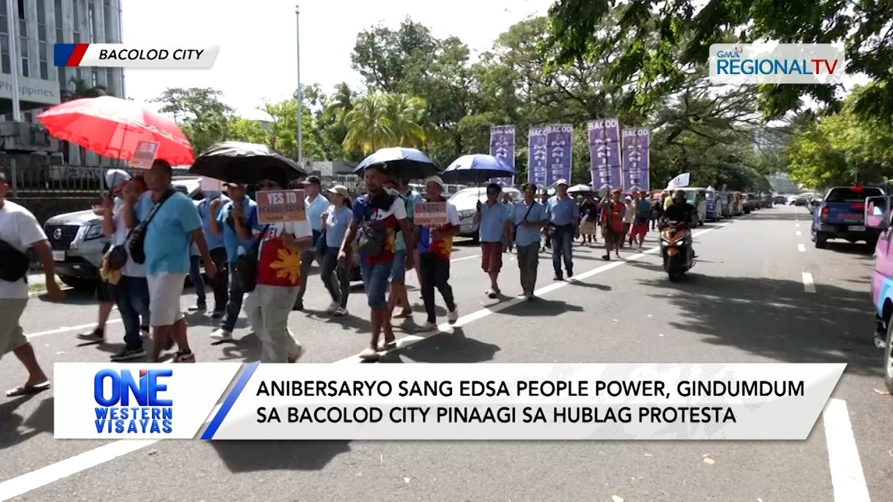 Anibersaryo sang EDSA People Power, gindumdum sa Bacolod City | One Western Visayas