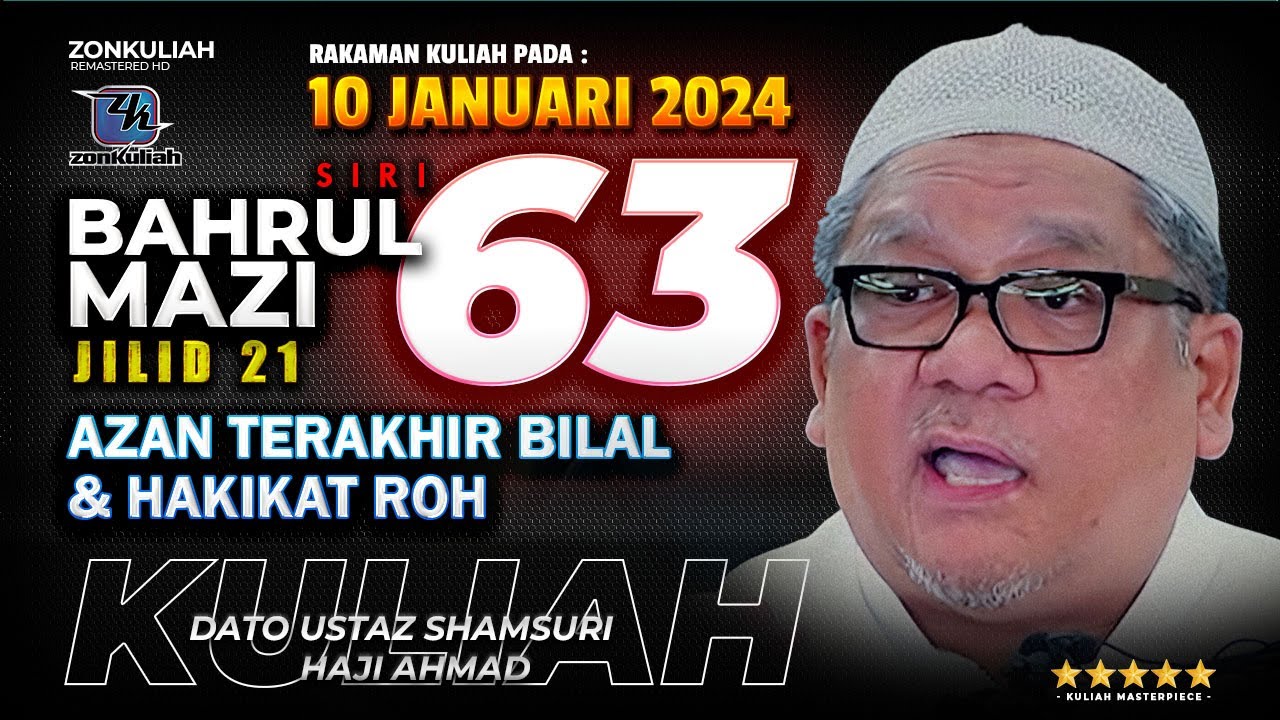 BM21 Siri 63 |  100124 | "Cemburu Umar & Syurga Mantul" - Ustaz Shamsuri Ahmad