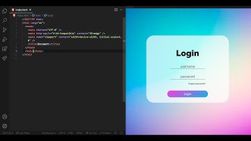 AvabaCode - Coding Login Form | Верста формы авторизации