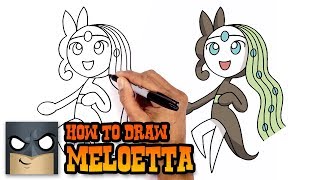 how to draw meloetta pokemon