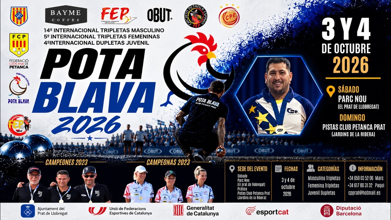 Miniature : OPEN INTERNACIONAL POTA BLAVA 2026. Sábado mañana.
