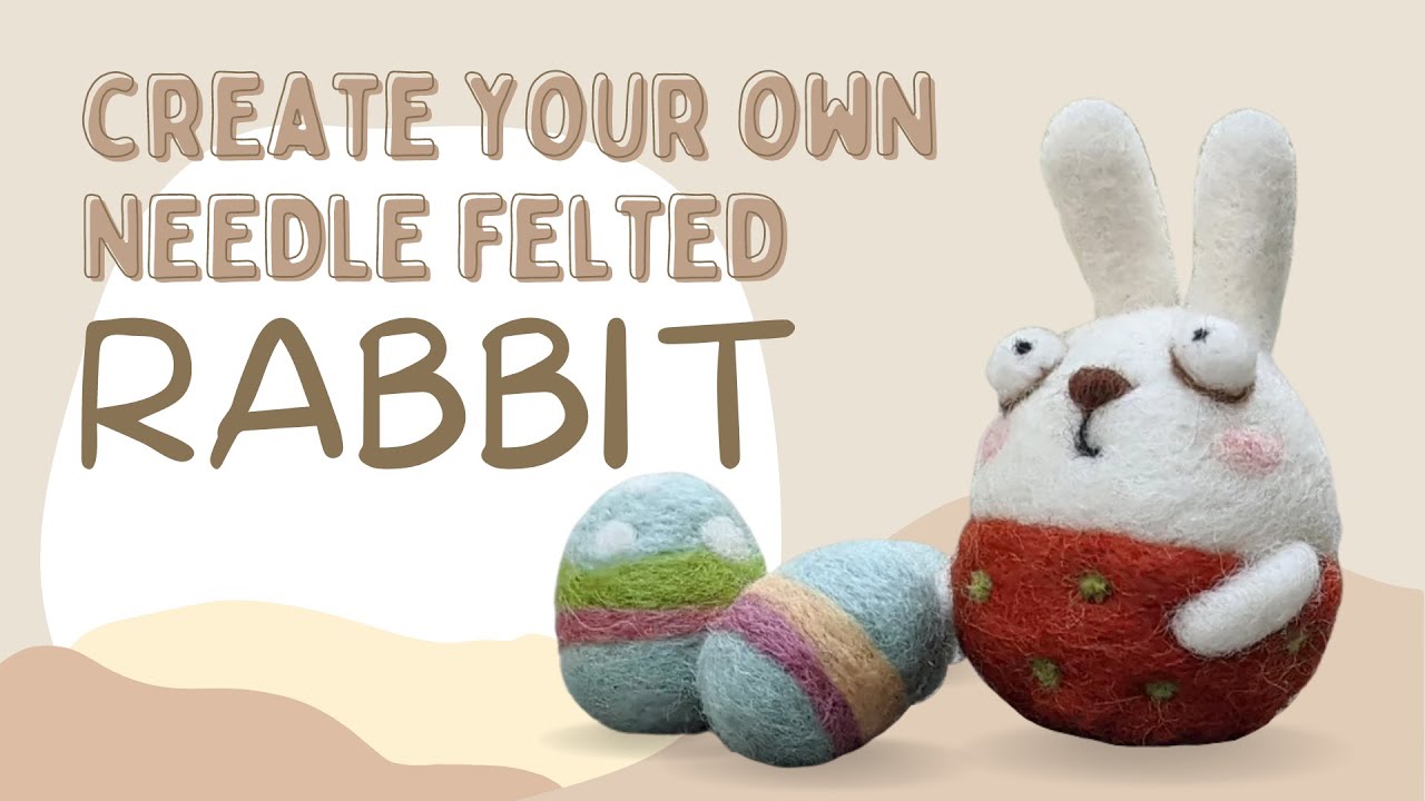 Woolbuddy Rabbit Wool Felting Needle Kit