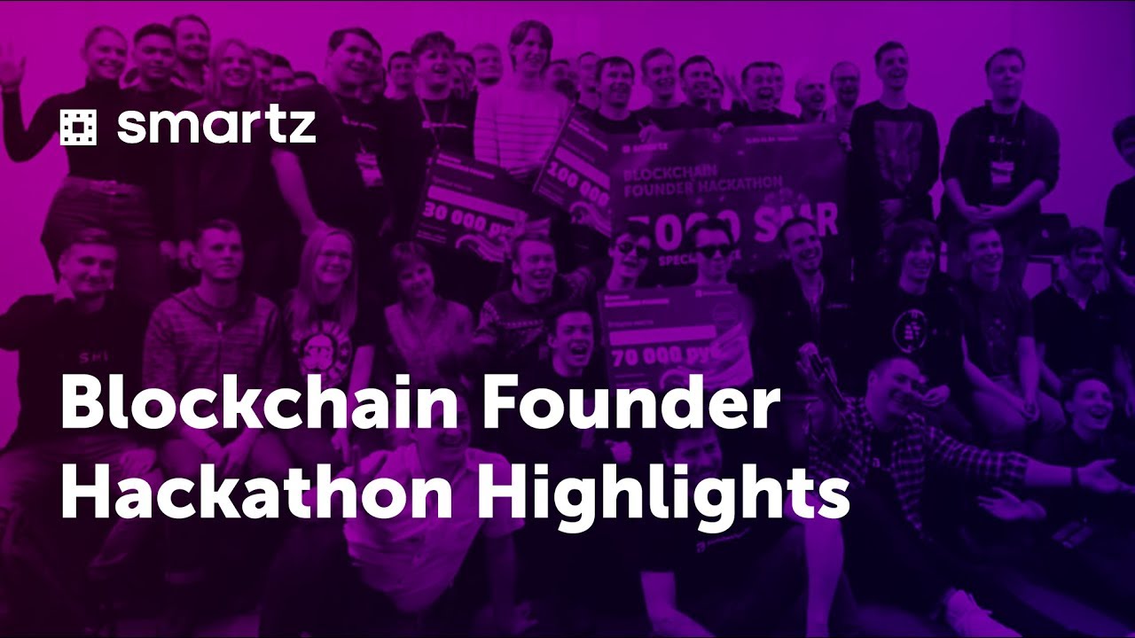 Blockchain Founder Hackathon 2018, highlights by SMARTZ.io - YouTube