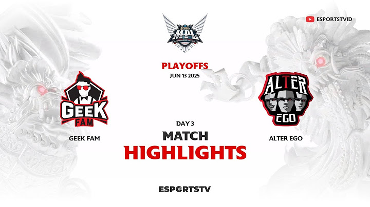 Geek Fam vs Alter Ego HIGHLIGHTS MPL ID S15 PLAYOFFS | GEEK VS AE ESPORTSTV