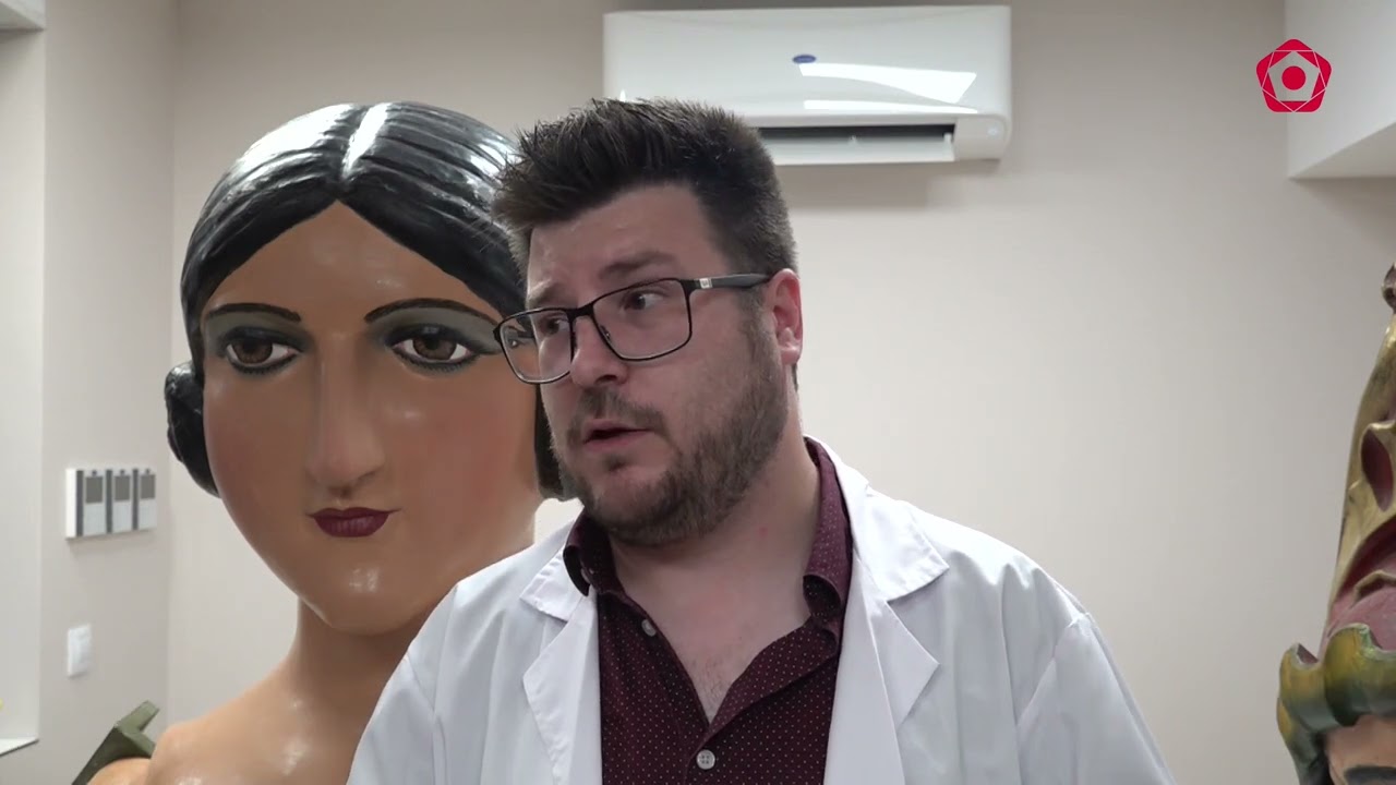 El taller Avall investiga si els gegants de l’Arboç són els més antics de Catalunya