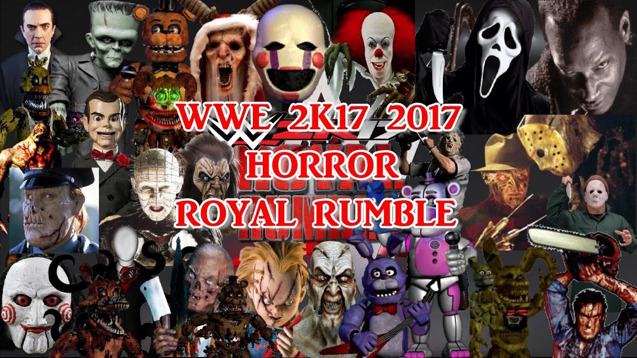 WWE 2K17 Ужас Royal Rumble Match 2017