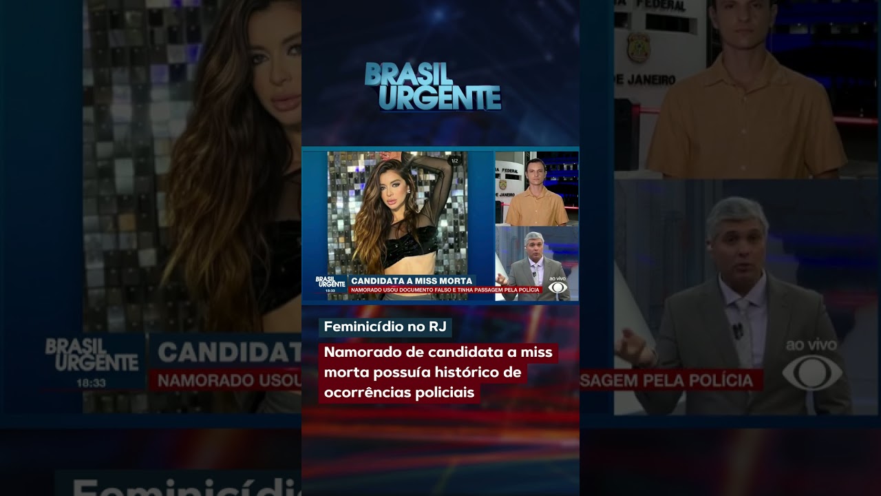 Namorado de candidata a miss morta possuía histórico de ocorrências policiais