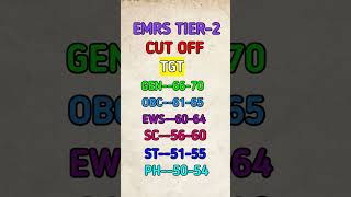 EMRS TIER-2 TGT EXPECTED CUT OFF MARKS🧐 #emrs #emrsphase2 #emrstier2 #emrstgt #emrspgt #shortsfeed