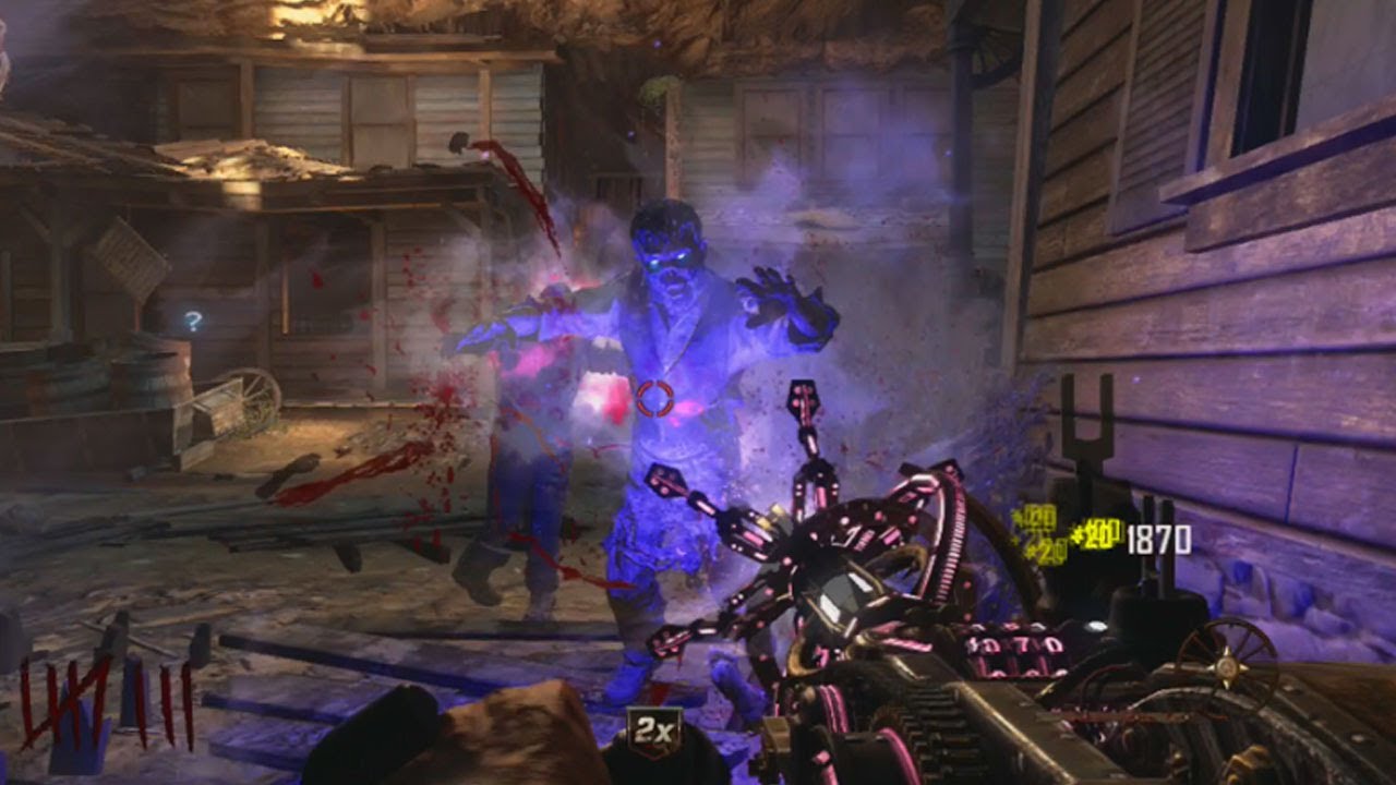 Black Ops 2 Vengeance DLC Map Pack Gameplay - Buried Zombies