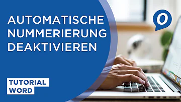 Wo können Sie die automatische Nummerierung deaktivieren?