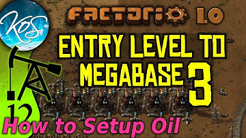 Factorio 1.0 Entry Level to Megabase 3, Ep 12: REFINERY, PLASTIC, SULFURIC ACID - Guide, Tutorial