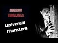 Horror Timelines Episode 21 : Universal Monsters (1 year Anniversary celebration)