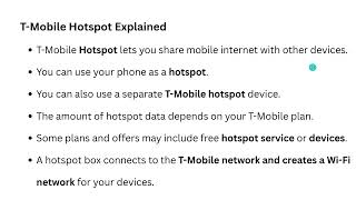 T-Mobile Hotspot Explained - Free Hotspot, Plans & Hotspot Box Setup Guide