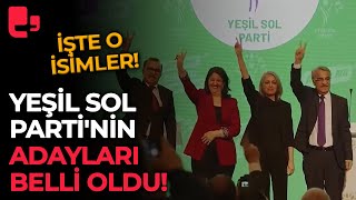 Son Dakika! Yeşil Sol Parti'nin adayları belli oldu: İşte o isimler Resimi