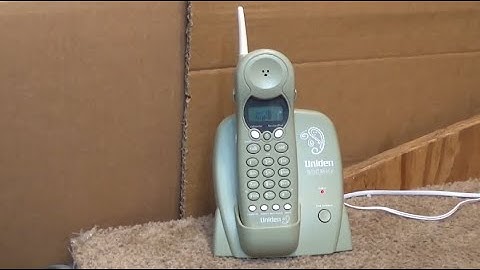 Uniden EXI386 900 MHz Compact Cordless Phone | Initial Checkout