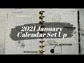2021 January Catch All Planner Calendar | Teresa Colins