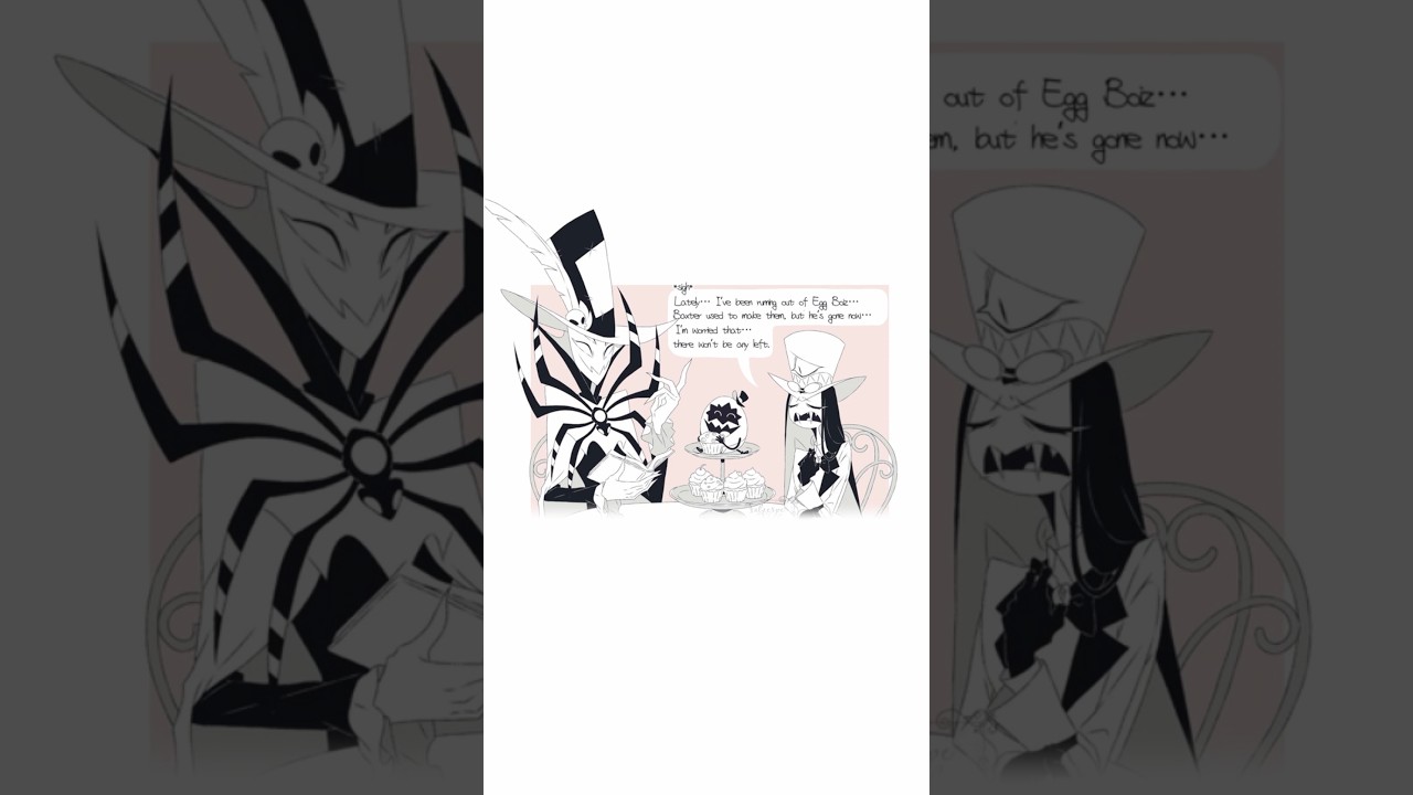 Sir Pentious and Zestial's Tea Time #hazbinhotel Comic Dub