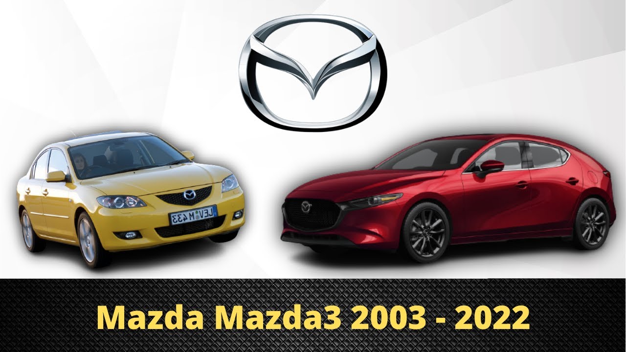 Mazda Mazda3 Evolution 2003 - 2022  Mazda Mazda3 Then And Now - YouTube