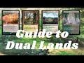 Guide to dual lands in mtg fetchesshocksduals etc