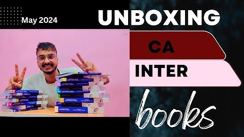 ICAI CA intermediate books unboxing May2024😎😇😇| New syllabus May 2024 | #cainter #unboxing #books 📚📚