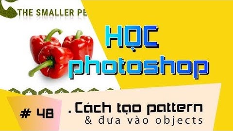 # PS-48_Cách tạo pattern và đưa vào objects