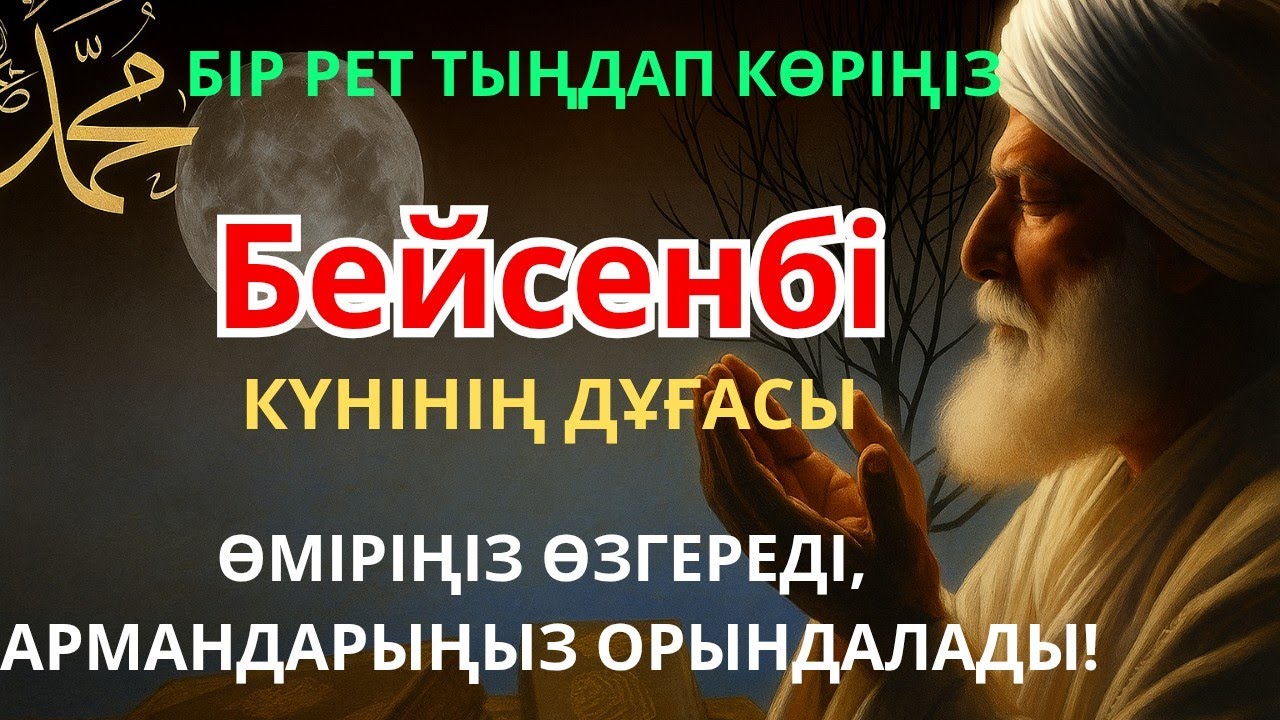 бейсенбі КҮНІ ЕҢ ҚҰДІРЕТТІ ДҰҒА! Алла бүкіл тілеуіңді және балаңа керектің бәрін беріп қояды