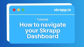How to Navigate Your Dashboard - Skrapp.io
