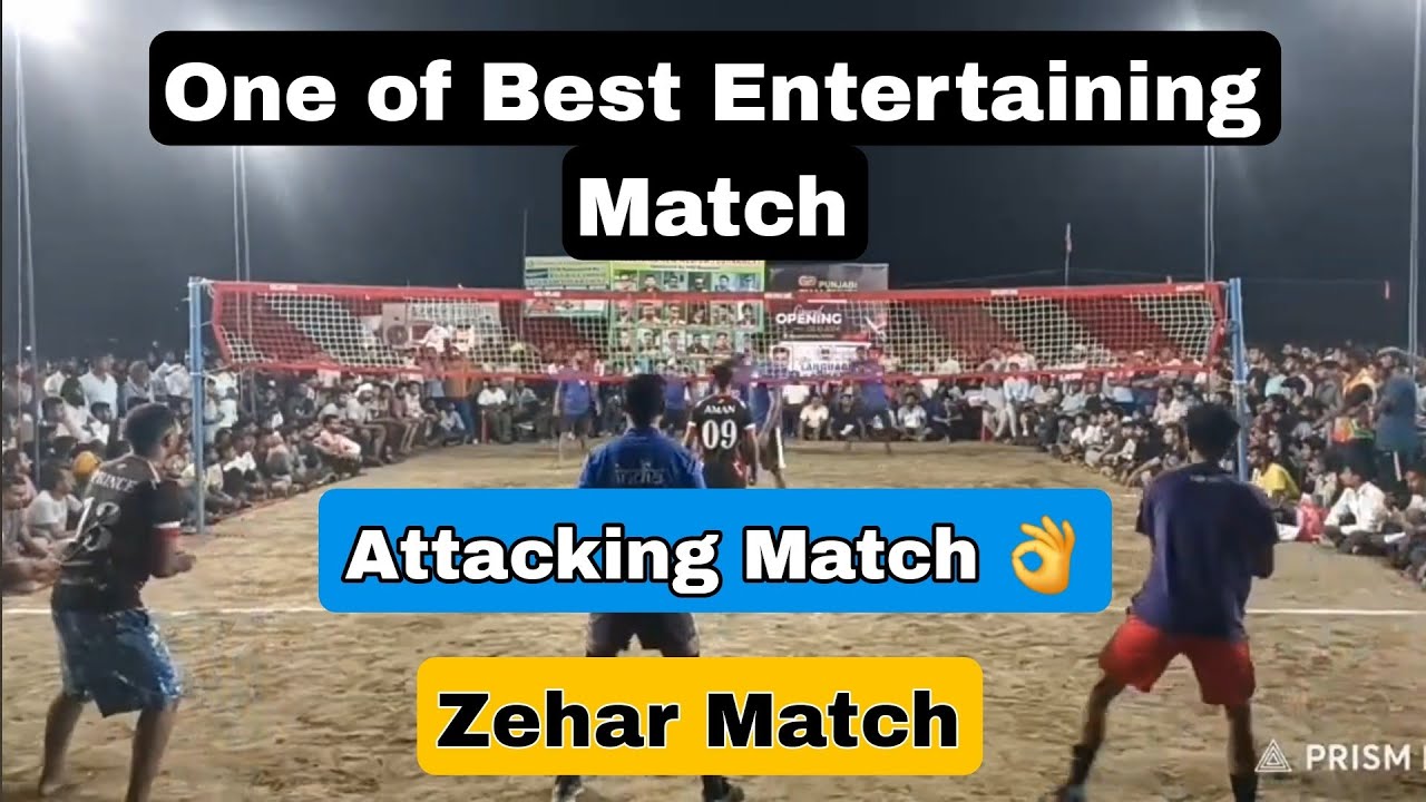 Super Duper Shooting Volleyball Match :-Shallu Panihari (Kuldeep) Vs Sidhu Salemshah (Ghatiyawali)