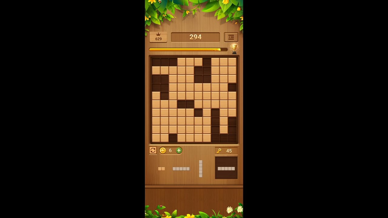 Wood Block Puzzle (by Beetles Games Studio) - free block puzzle game for  Android and iOS - gameplay. 