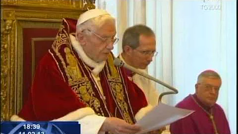 Perché il Papa Ratzinger ha dato le dimissioni?