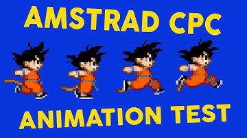 Amstrad CPC - Animation Test - Dragon Ball