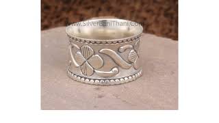 BIG Size Band Solid 925 Sterling Silver Band Ring For Men | Handmade Wide Band Thumb Ring Gifts F...