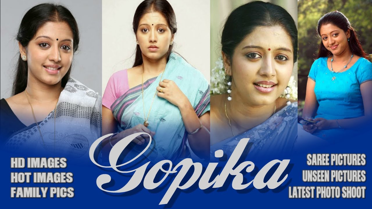 Actress Gopika Hot Images | HD Pictures | latest PhotoShoot | Family photos  | Saree Pictures, Bikini - YouTube