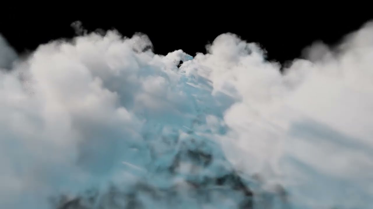 Animated 3D Volumetric Cloud Flythrough
