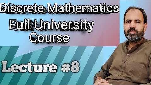 Discrete Math full University course|| Lecture #8|| #video #education #discrete
