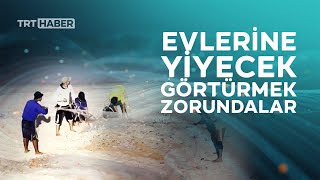 Filistinli balıkçılar, ölümü göze alarak avlanmaya devam ediyor