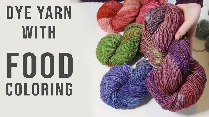 Dyepot Weekly #129 - Handpainting 100% Acrylic and 100% Polyester Yarn with  Rit DyeMore Synthetic 