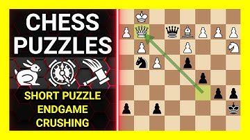 Chess Puzzles to Practice. Themes: Short puzzle, Endgame, Crushing. Learn Chess