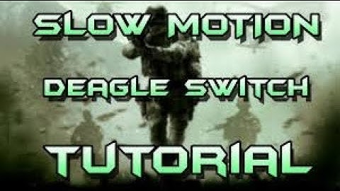 How to DO slow motion Deagle in Cod 4
