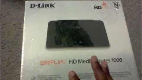 D-Link DIR 657 AMPLIFI HD Media Router 1000 (Unboxing)